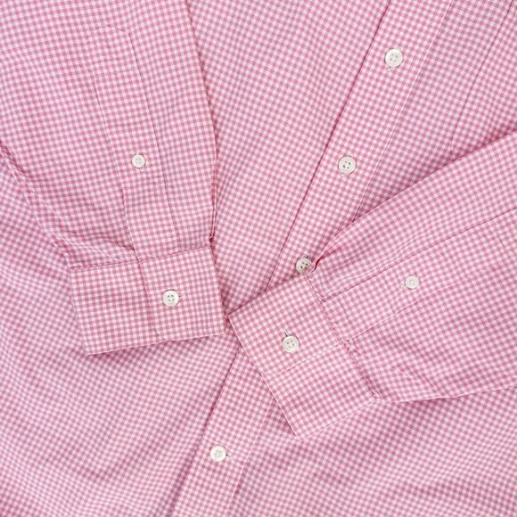 Vineyard Vines Performance Classic Fit Murray Shirt Gingham Check Pink White - Picture 4 of 11